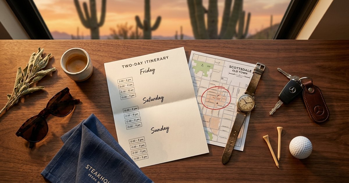 Scottsdale Bachelor Party Itinerary: 72 Hours, Hour by Hour