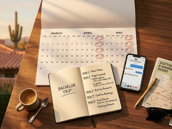 How to Plan a Bachelor Party: 90-Day Scottsdale Plan